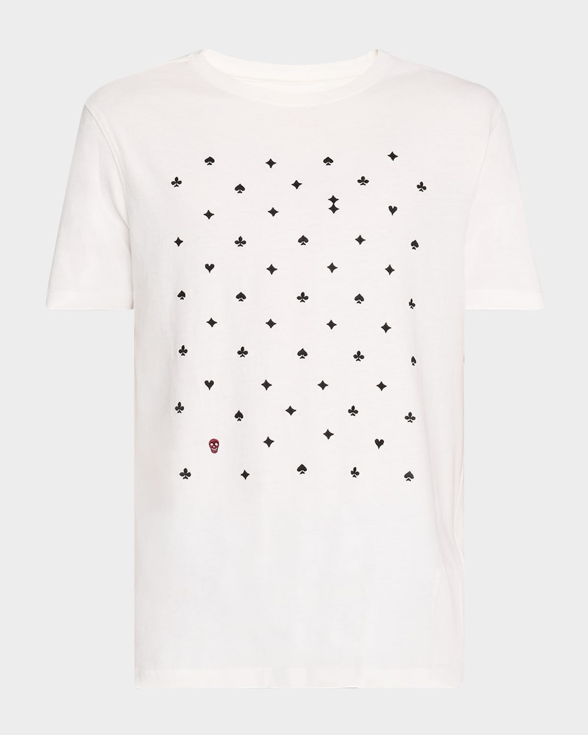 John Varvatos Mens Regular fit Short Sleeve T-Shirt Shirt Small White