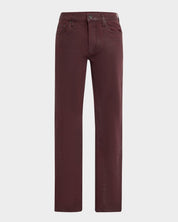 John Varvatos Men's Slim Fit Coated Denim Jeans Red 34 x 31