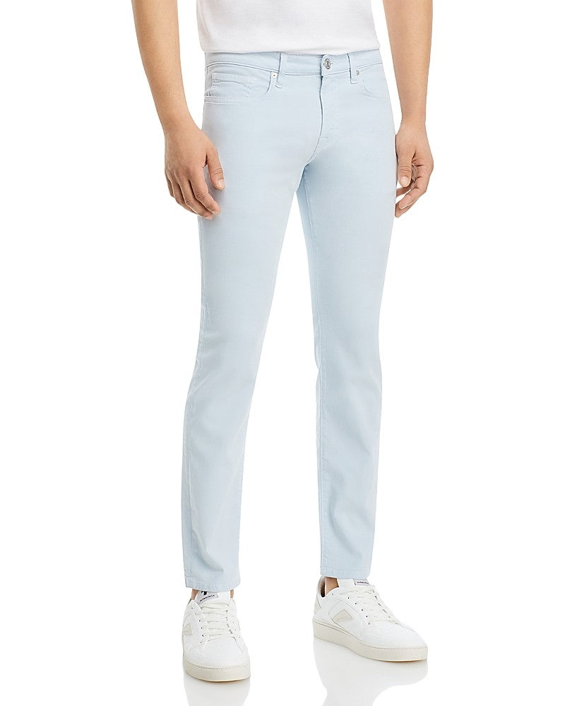 Frame Mens Slim Fit Twill Pants 30 x 32 Blue Solid