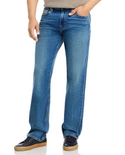 Paige Mens Doheny Relaxed fit Denim Jeans 34 / 34 Blue Solid