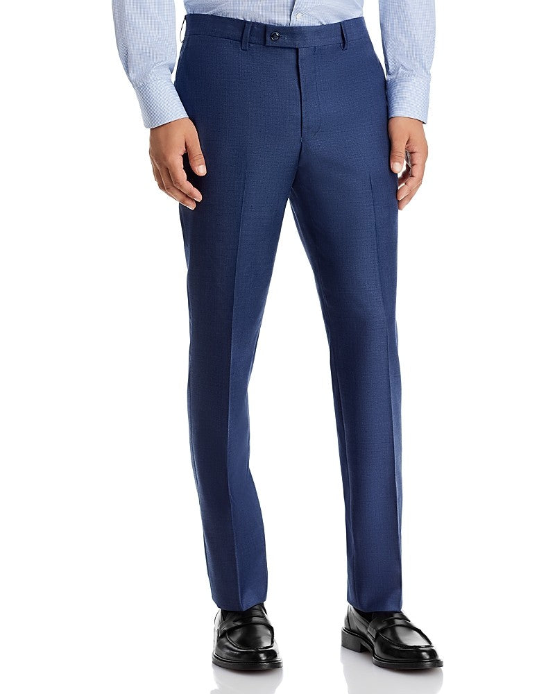 Robert Graham Mens Modern fit Dress Pants 32 / 36 Blue Solid