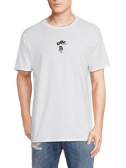 Karl Lagerfeld Paris Mens Regular fit Short Sleeve T-Shirt Shirt Medium White
