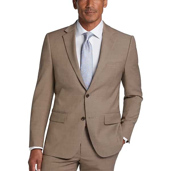 Tommy Hilfiger Mens Modern fit Suit Jacket Blazer 39 S Beige