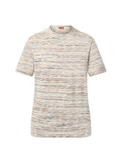 Missoni Mens Regular fit Short Sleeve T-Shirt Shirt XL Orange Striped