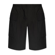 Jill Sander Mens Black Cotton Sweatshorts Shorts EU / 52 US 42 -11.5 Inseam