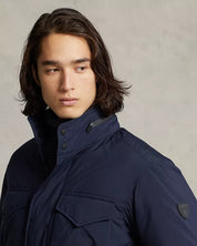 Polo Ralph Lauren Mens Hooded Down Field Jacket XL Navy Blue