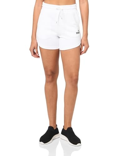 Puma Womens Regular fit Sweat Shorts Xs White Solid