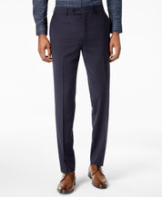 Calvin Klein Mens Skinny fit Dress Pants 28 / 29 Navy Blue Solid