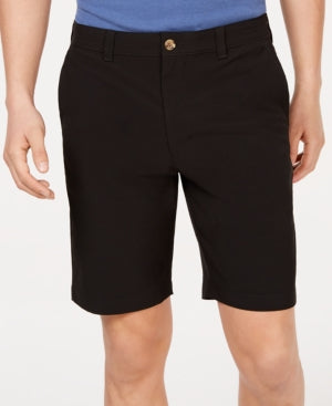 Club Room Men's 4 Way Stretch 9" Eco Tech Shorts Black 30