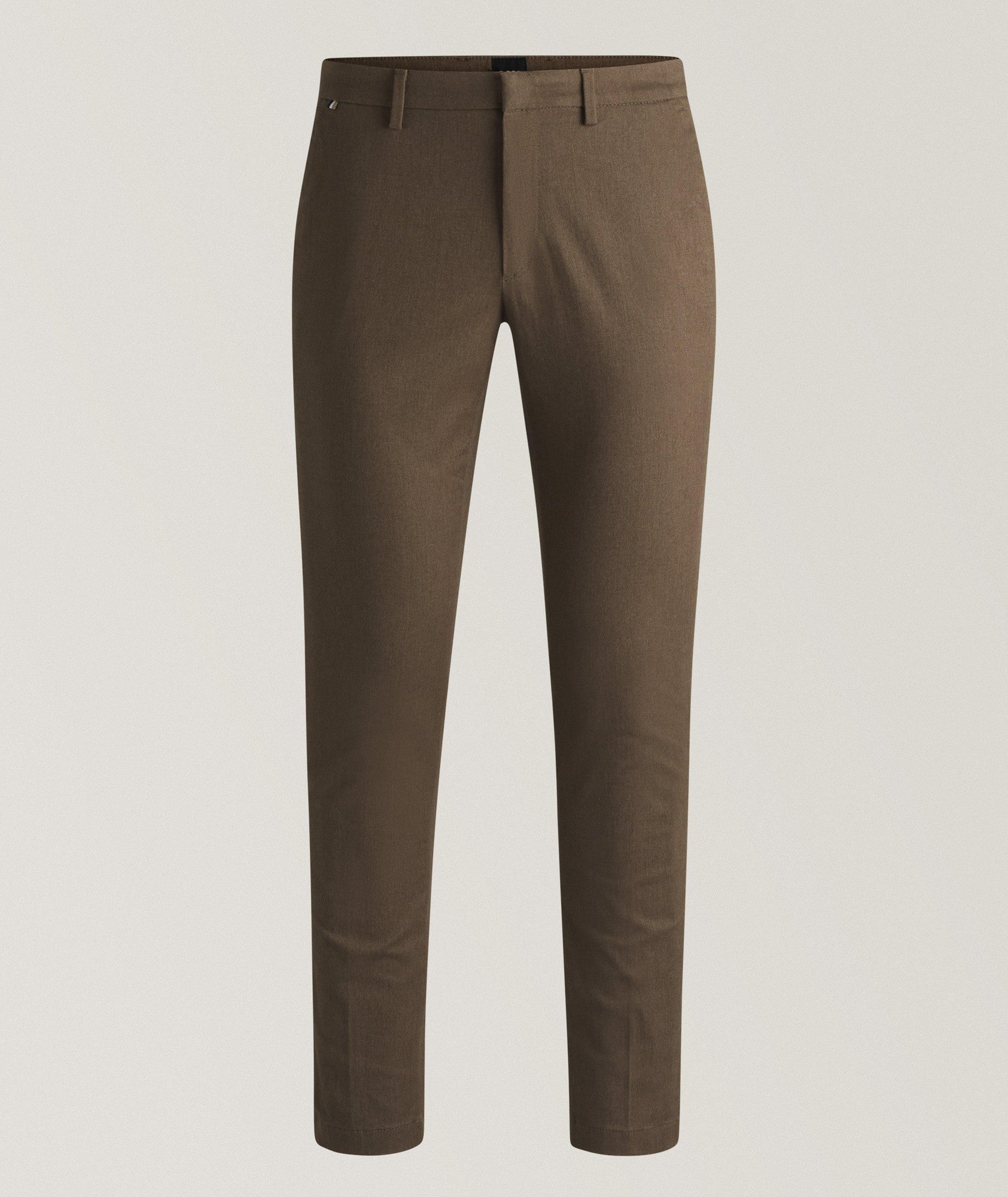 Hugo Boss Mens Slim Fit Twill Chinos Pants 36 x 33 Green Solid