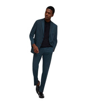 Kenneth Cole Mens Slim fit 2 Piece Suit 36 S / 29 Waist Dark Green Stretch