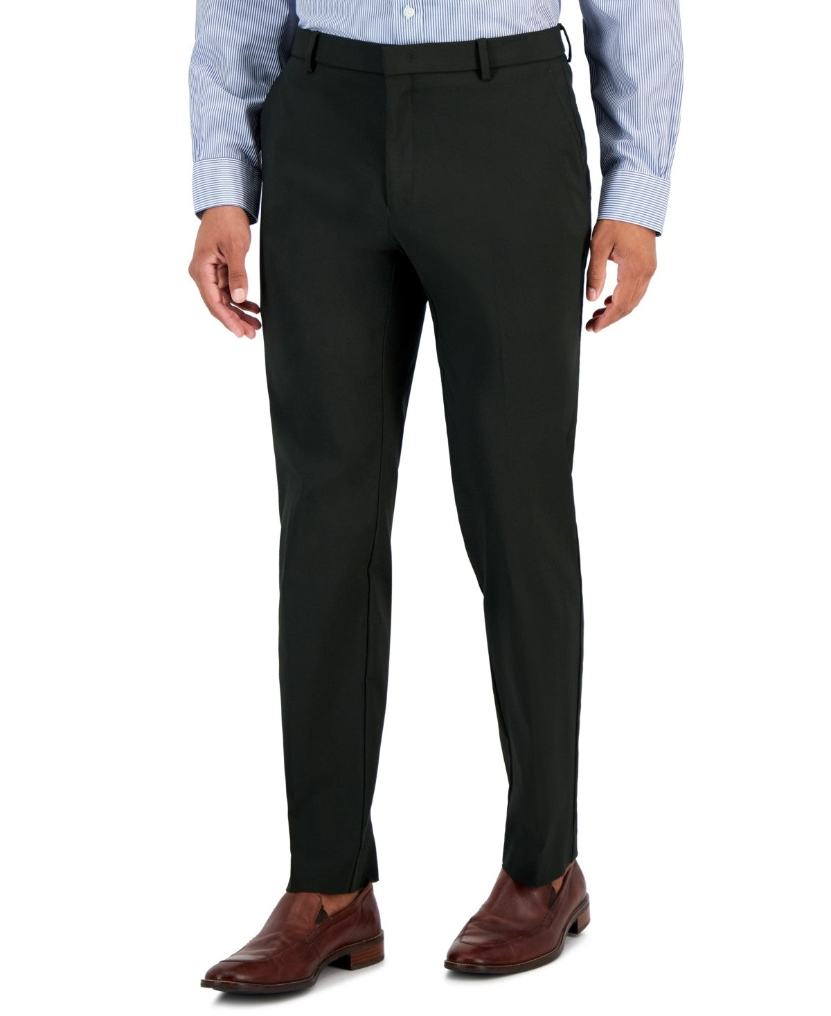 Tommy Hilfiger Mens Modern fit Dress Pants 34 / 30 Green Solid