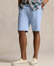Polo Ralph Lauren Mens Classic fit Chinos Shorts 46 Blue Solid Stretch