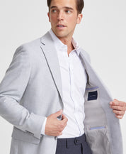 Tommy Hilfiger Mens Modern fit Sport Coat Blazer 40 S Light Grey Solid Stretch