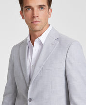 Tommy Hilfiger Mens Modern fit Sport Coat Blazer 38 S Light Grey Solid Stretch