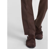Hugo Boss Mens Modern fit Dress Pants 32 / 32.5 Brown Solid