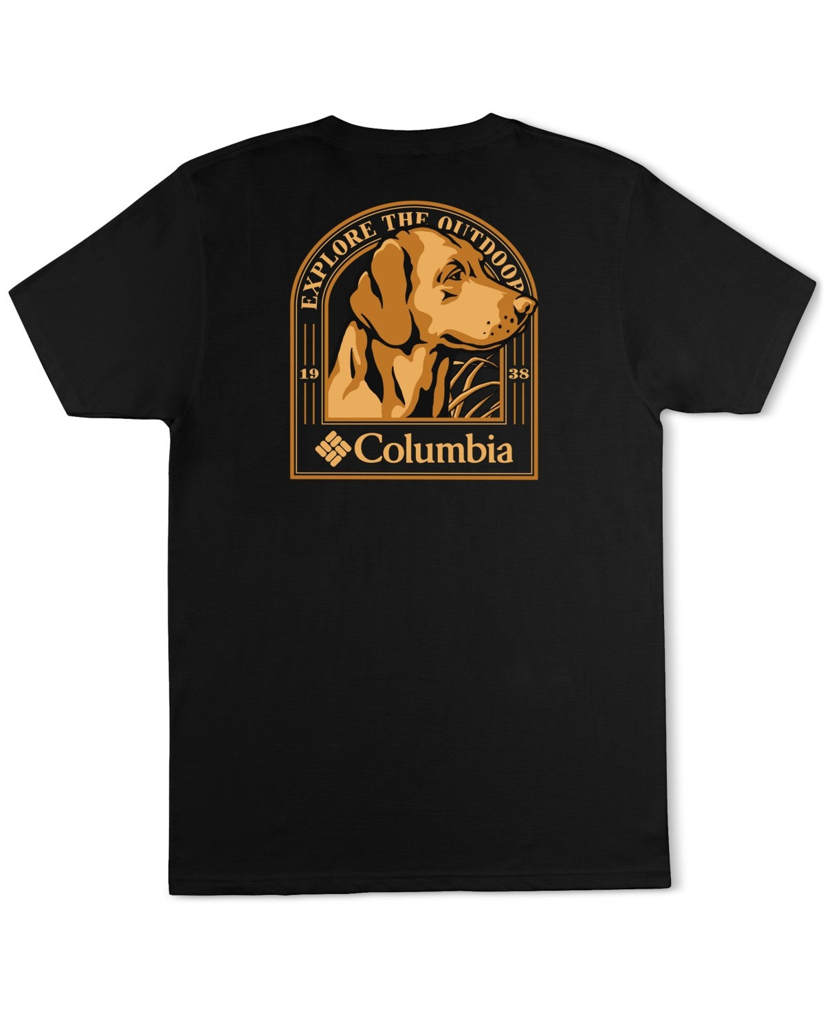 Columbia Men Regular fit Short Sleeve T-Shirt Shirt XL Black