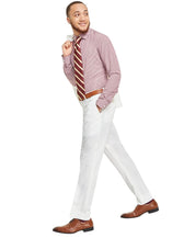 Tayion Mens Classic fit Dress Pants 42 / 30 White Solid