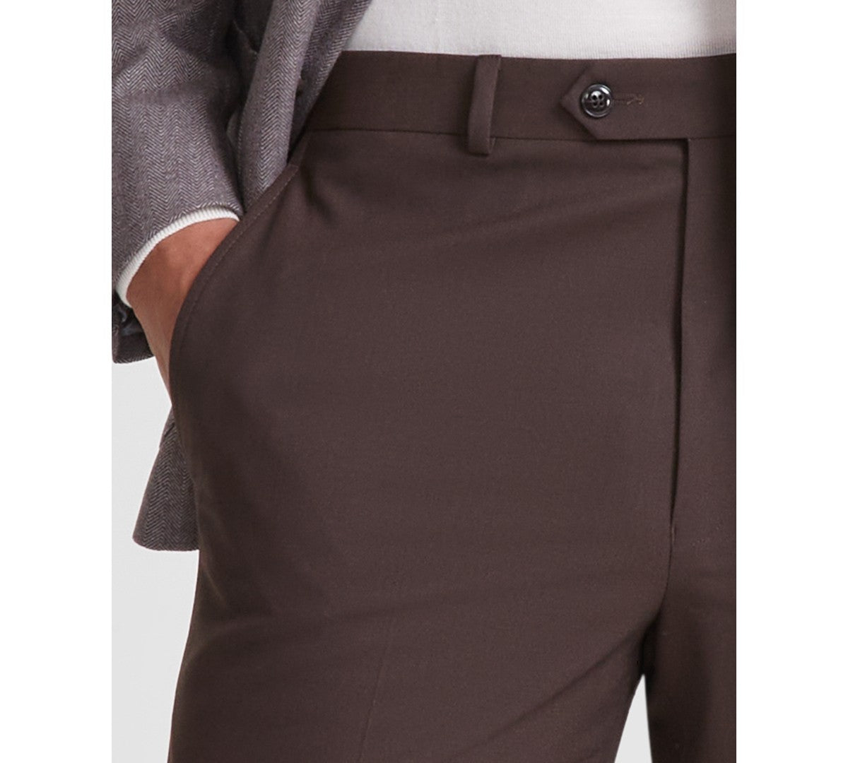 Michael Kors Mens Classic fit Dress Pants 36 / 30 Brown Solid