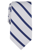 Michael Kors Mens Hughes Stripe Neck Tie Gray