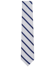 Michael Kors Mens Hughes Stripe Neck Tie Gray