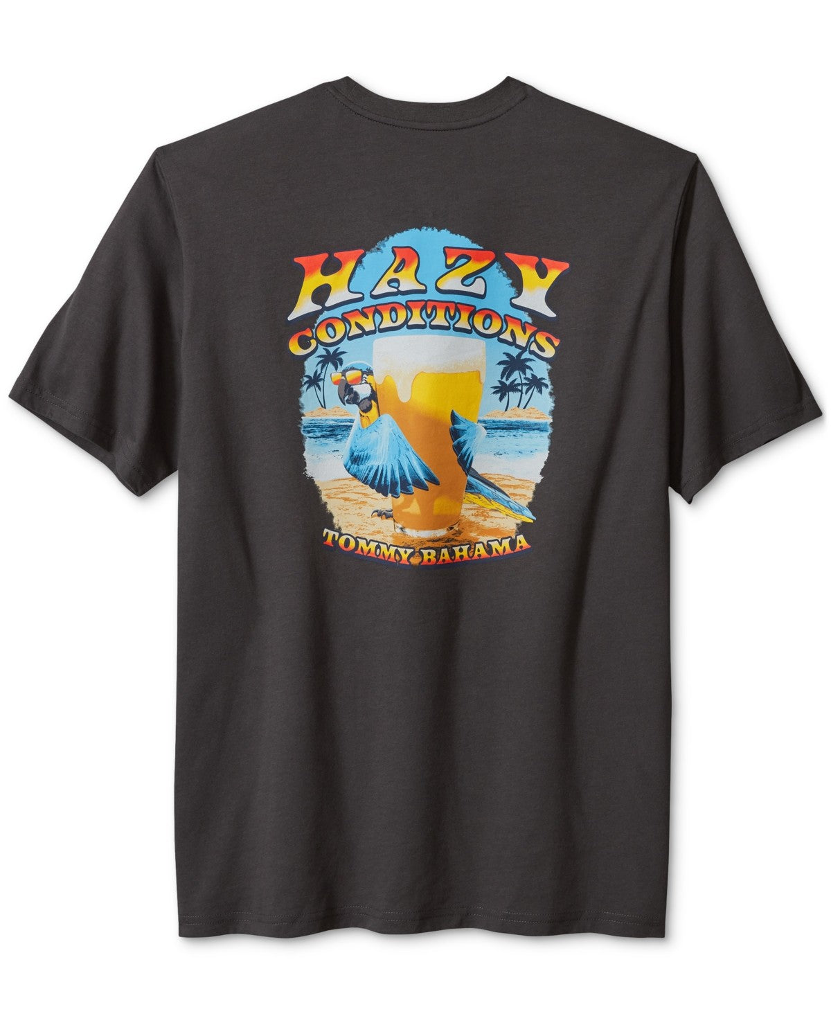 Tommy Bahama Men Regular fit Short Sleeve T-Shirt Shirt Medium Grey