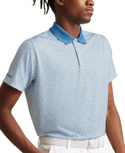 Bonobos Mens Regular fit Short Sleeve Polo Shirt XXL Light Blue Geometric