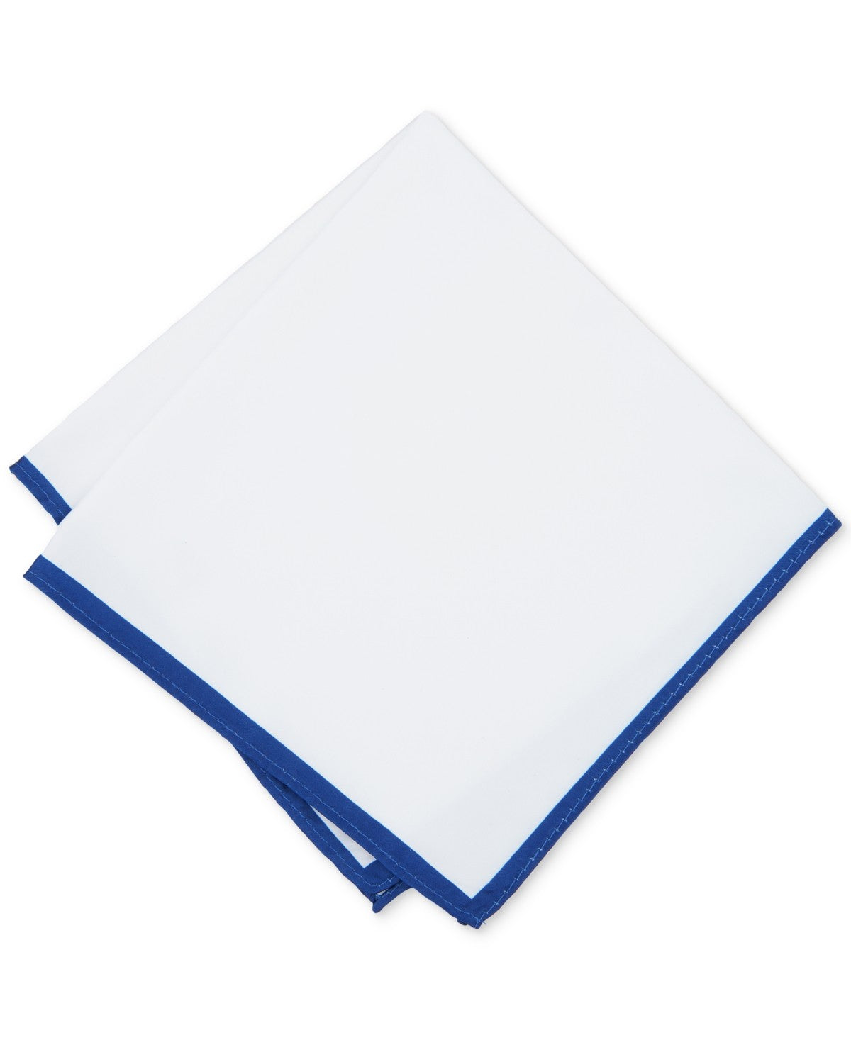 Alfani Mens Regular fit Pocket Square One Size White Blue