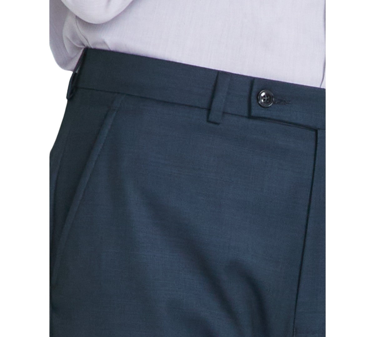 Calvin Klein Mens Slim fit  Wool Dress Pants 33 / 32 Green Solid