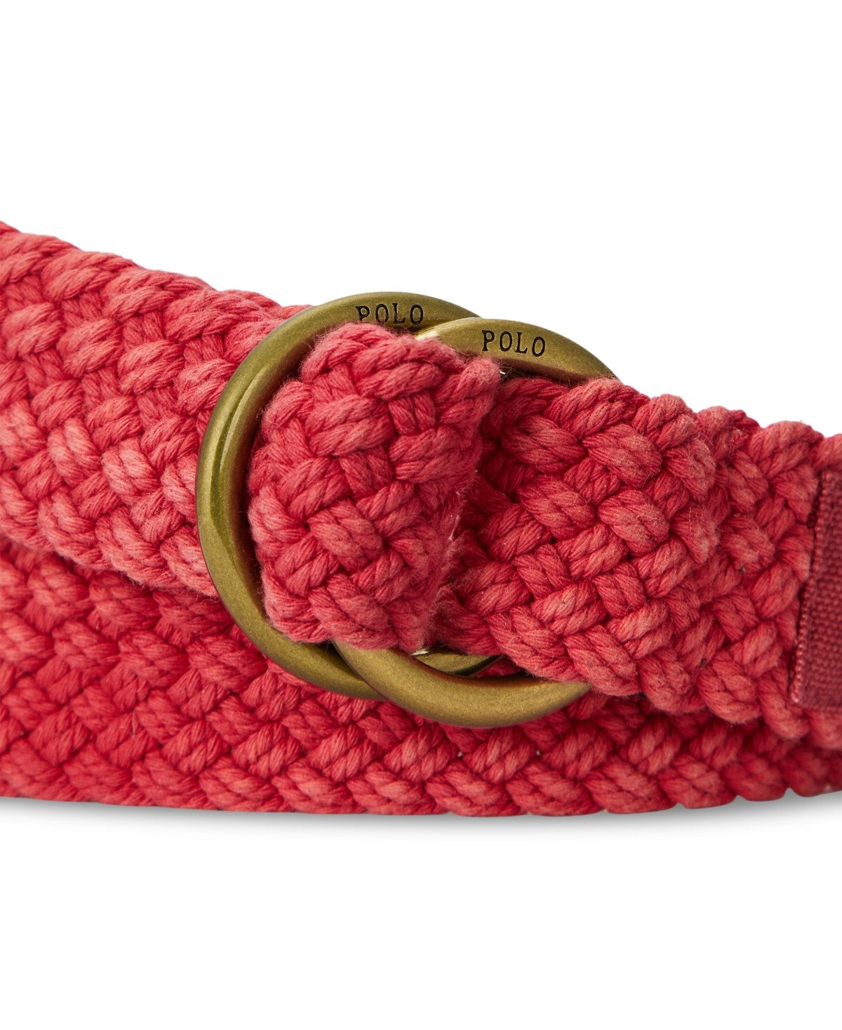 Polo Ralph Lauren Mens Regular fit Braided Belt Apparelbelt Small Red