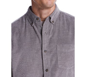 Weatherproof Vintage Mens  fit Button-Up Shirt Large Grey