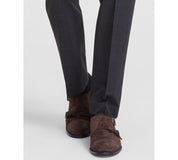 Calvin Klein Mens Slim fit Dress Pants 36 / 32 Dark Grey Plaid