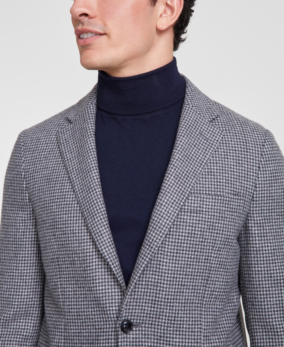 Tommy Hilfiger Mens Modern fit Sport Coat Blazer 42 S Grey Check