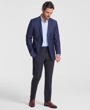 Brooks Brothers Mens Classic fit Sport Coat Blazer 46 L Navy Blue Plaid