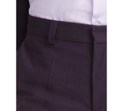 Hugo Boss Mens Modern fit Dress Pants 34 / 32 Burgundy Purple Solid Stretch Wool