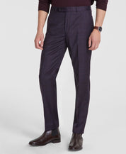 Calvin Klein Mens Slim fit Dress Pants 36 / 32 Blue Plaid