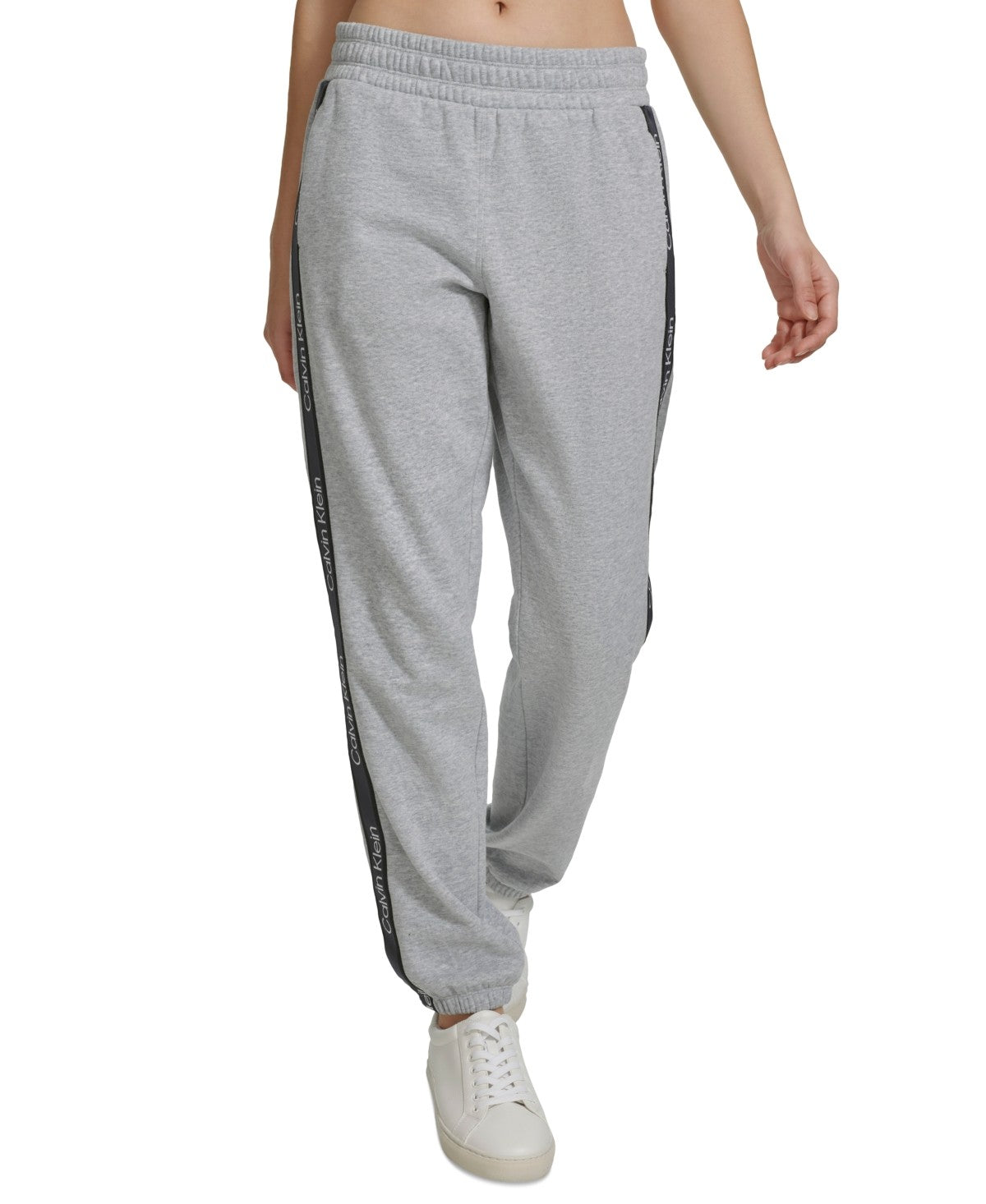Calvin Klein Women Regular fit Joggers Fleece Pants Medium / 31 Grey Solid