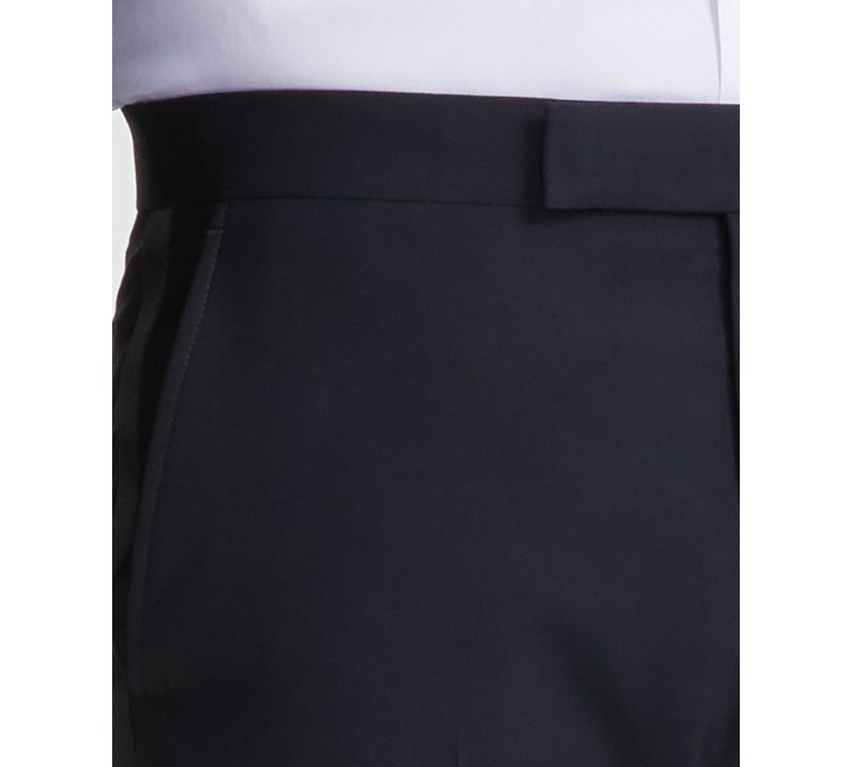 Brooks Brothers Mens Classic fit Wool Tuxedo Pants 34 / 34 Black Solid