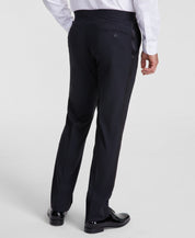 Brooks Brothers Mens Classic fit Wool Tuxedo Pants 34 / 34 Black Solid
