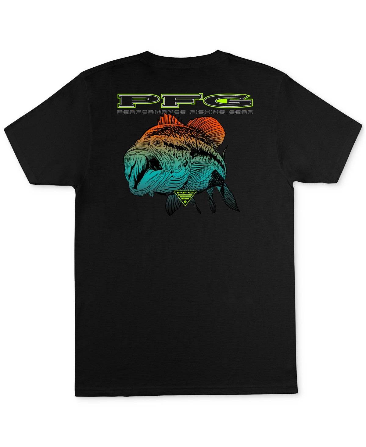 Columbia Men Regular fit Short Sleeve Graphic T-Shirt Shirt XL Black Solid