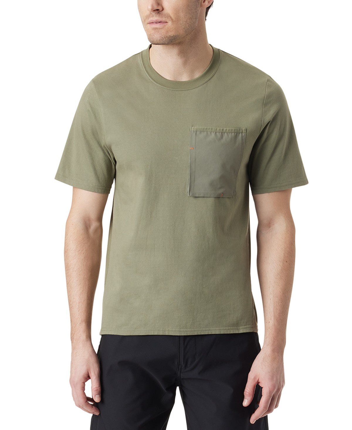 Bass Outdoor Mens Regular fit Short Sleeve T-Shirt Shirt XXL Dark Green Solid