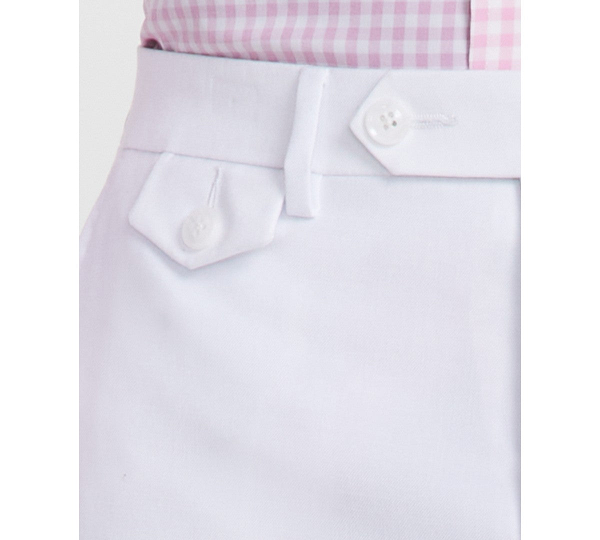 Tayion Mens Classic fit Dress Pants 34 / 34 White Solid
