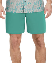 Pga Tour Mens Regular fit Golf Shorts 34 Blue Solid