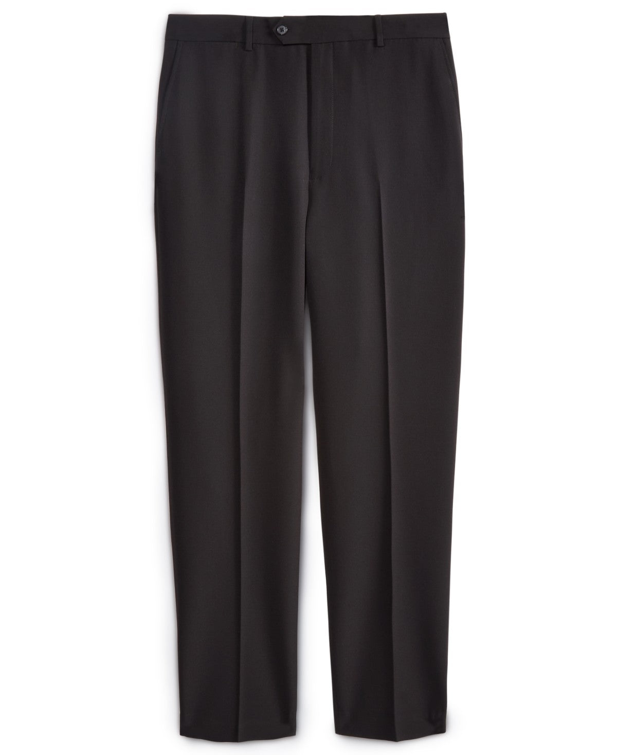 Nautica Mens Modern fit Dress Pants 50 / 32 Black Solid Stretch