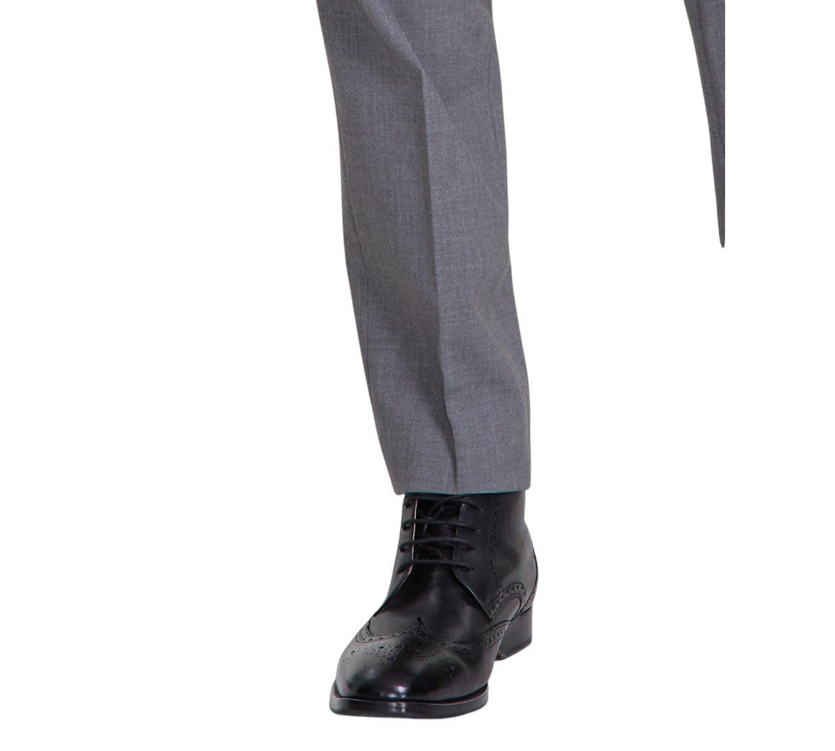 Calvin Klein Mens Slim fit Dress Pants 34 / 34 Grey Solid
