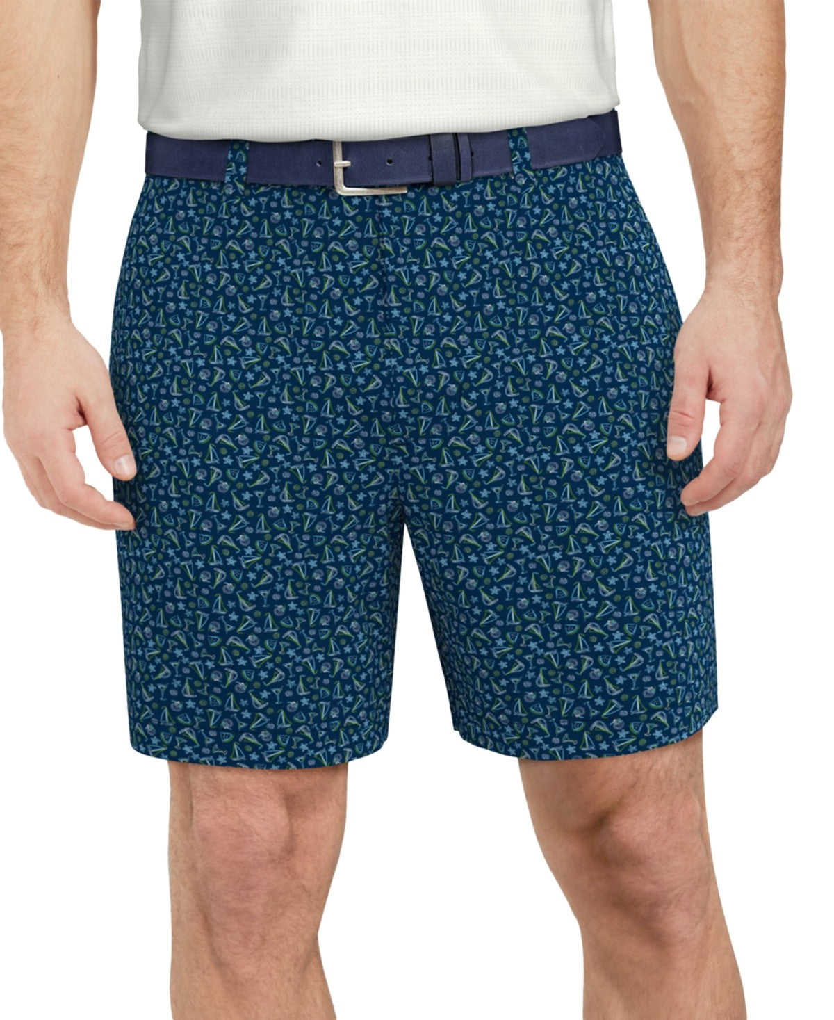 PGA TOUR Men Regular fit Golf Shorts 40 Blue
