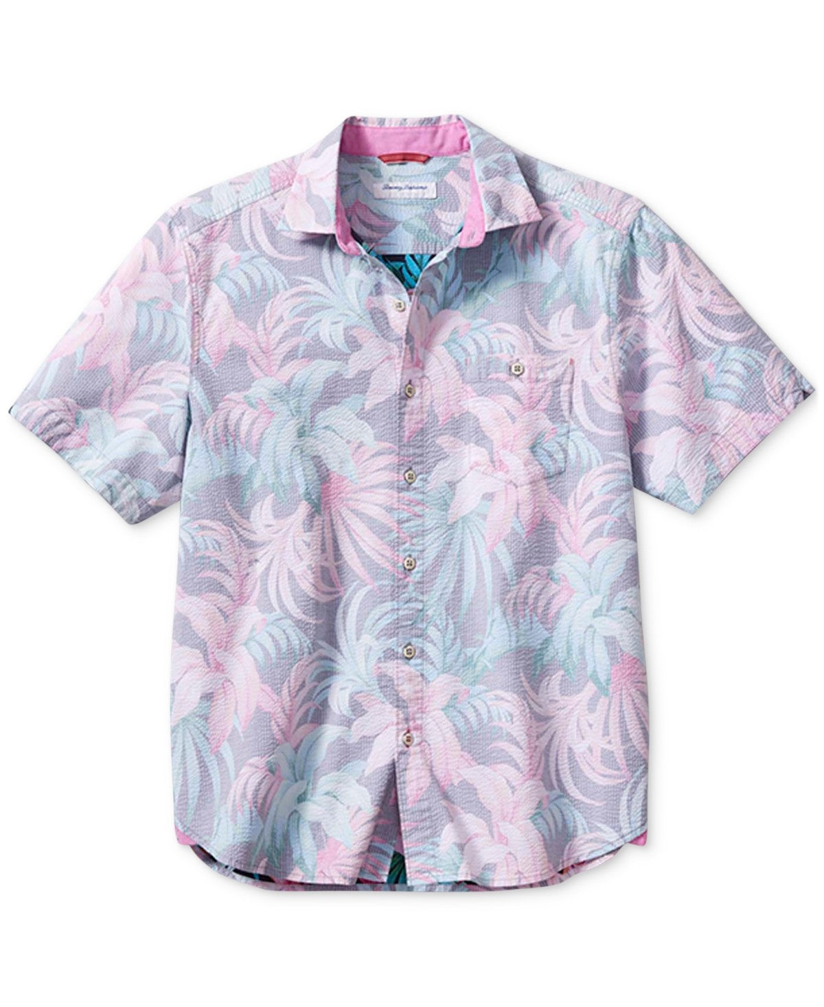 Tommy Bahama Men Regular fit Short Sleeve Button-Up Shirt XXL Black Floral