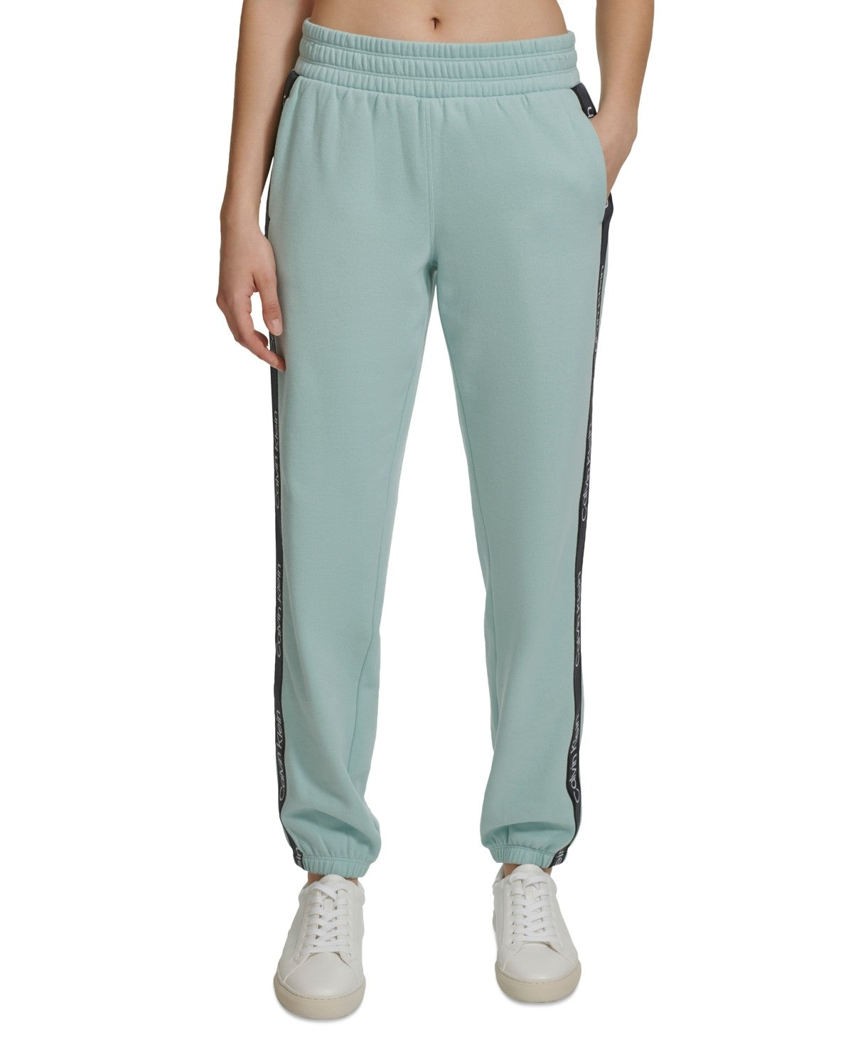 Calvin Klein Women Regular fit Joggers Fleece Pants XL / 30 Blue Solid
