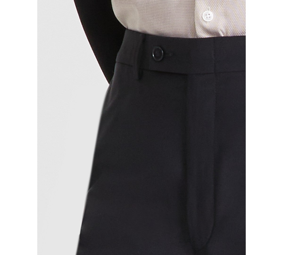 Calvin Klein Mens Slim fit Dress Pants 40 / 32 Black Solid Stretch