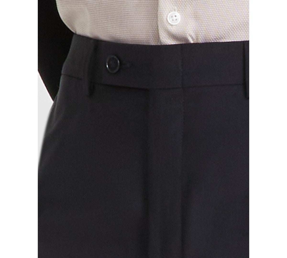 Calvin Klein Mens Slim fit Dress Pants 40 / 32 Black Solid Stretch